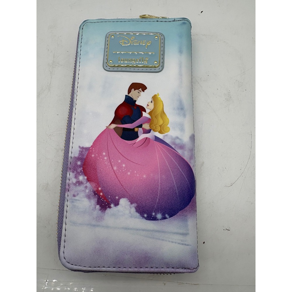 Loungefly Disney Princess Castle Series Sleeping Beauty Zip Around Wallet